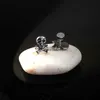 Roestvrijstalen stalen halter schedel oorbellen punk hiphop rock oordring studs voor mannen dames mode sieraden wil en sandy