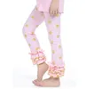 Gold Polka Dot Ruffle Footless Cute Leggings For Girls With Glitter Accents  And Metalic Polk Dots Design From Eyeswellsummer, $5.51