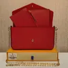 디자이너 핸드백 luxurys 여성 저녁 가방 지갑 3pcs 양각 체인 스트랩 어깨 crossbody 지갑 가방 상자