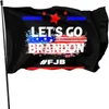 جديد!!! Go Brandon Banner Flag 90 * 150CM في الهواء الطلق في الأماكن المغلقة حديقة صغيرة حديقة واحدة مخيط البوليستر WHT0228