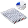 12x Double Marker Art Supply Sketch Drawing Painting Copic Mark Set Marker Pen 12PCS Painting Pen For Study Y200709