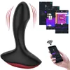 APP Controle Anale Plug Bluetooth Vibrator Afstandsbediening Video Seksspeeltje Prostaat Massage Vrouwelijke Masturbator Vagina Stimulator Sex voor Twee X0602