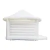 4x4m tentes et abris extérieur Jumping Bouncer Château gonflable de mariage gonflable White Bounce House avec base en PVC Murs d'Oxford pour adultes et enfants