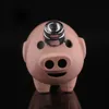 Neues, kreatives, kompaktes Little Piggy Jet-Feuerzeug, Butan-Schwein, aufgeblasen, Doppeldüsen, kostenloses Feueranzünder-Bar, Metall, lustiges Spielzeug, kein Gas