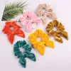 Bunny Ear Hair Scrunchie Velvet Girls Women Knot Bow Hair Band Tie Women Elastic Ponytail Holder Bands Hair Bow