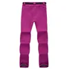 Women's Winter Warm Cargo Stretch Pants Casual Fleece Snow Waterproof Soft Shell Long Trousers Tactical Work S-3XL 211216