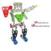 Novelty 3D Metal Material Blocks Brick kit DIY Model Bricks Building Assembling Robot Children's educational toys