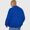 Neutralne Blue Dzianiny Sweter Sweter Mężczyźni Z Długim Rękawem Loose Jumper Jadedman Londyn Vneck Oversize Cardigans Kurtka Mężczyźni Swetry 211109