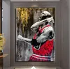 Grote Basketbal Speler Idol Poster Woonkamer Decoratie Canvas Schilderij Wall Art Home Deocor (Geen Frame)