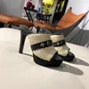 2021 Designers senaste mode design kvinnors sandaler vävda övre, ultimata lyx, bekväma, vackra och eleganta