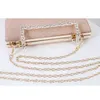 Glitter Wedding Clutch Bag pour femmes Luxury Diamond Party Evening Bag Chain Shoulder Bag Elegant Clutch Purse and Handbag ZD1904 211123