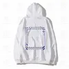 Hoodies Mens Womens Fashion Streetwears Man s Pullover Winter Sweatshirts Loose Hooded Offs Designers Clothing high1 quality Street Print White Hoodys