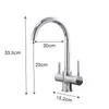 drinking Water Purification Tap Beige&Chrome Kitchen sink Faucet mixer Design 360 Degree Rotation filtered Kitchen Faucet T200805