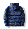 Zimowe kamuflaż męskie kurtki płaszcz z wzorem projektantki mody kobiety parkas trend list drukujący streetwear s-3xl