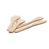 2021 new 16.5*2.7cm Wooden Cutlery Butter Knife Wood Cheese Dessert Facial Mask knife Tool Utensil