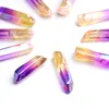 5 adet Nadir Doğal Şifa Kuvars Değnekleri Kristal Renkli Puan Reiki Taşlar