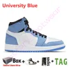 2023 With Box Jumpman 1 Мужские баскетбольные кроссовки 1s Spider Verse Craft Sail Lost Found Bred Патентный университет Blue Stage Haze Skyline Мужчины Спортивные женские кроссовки Кроссовки