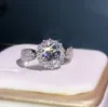 Продам новое квадратное кольцо принцессы с инкрустацией, женское обручальное кольцо с креативной геометрией, размер 5-12 030901293м