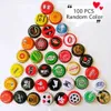 Decoration Beer Bottle caps Metal tin Craft cocktail beverage artwork Ornaments pattern beer Collection love 210728