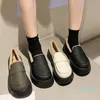 Kleid Schuhe Frauen Müßiggänger Runde Kappe Dicke Sohle Nicht-slip Damen Outdoor Mid Heel Pumps Bowknot Elegante Slip-on Weibliche Casual 2021