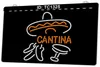 TC1325 Spirit Beach Cantina Bar Light Sign Dual Color Grawerowanie 3D