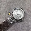 Moda Yeni Paşa C 34mm W31074M7 Beyaz Dial Swiss Kuvars Kadınlar Safir Paslanmaz Çelik Bilezik Bayanlar Hello Watc315s