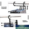 5 In 1 Portable Multi-function Stainless Steel Pants Hanger Drying Rack Magic Belt Storage Rack Space Saving Home Accessories