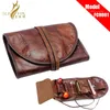 OldFox Хороший прочный портативный Litchi PU кожаный трубчатый мешок / чехол / сумка для 2 курительных труб с небольшим количеством сумки внутри FC0001-FC0056 C0310