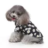 هاواي نمط قميص كلب الملابس الربيع والصيف ديزي طباعة قميص كلب الشاطئ منقوشة قميص الكلب الملابس XD24550