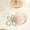 Haarschmuck Koreanische Süßigkeiten Blume Kristallklammern für Frauen Strass Stirnband Frau Opaski DLA Dzuwczynek