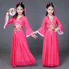 Vêtements de scène Hanfu Costume traditionnel chinois pour enfants femmes fille fée tenues robe folklorique danse ancienne enfants Tang Costume