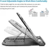 Drawing Tablet Stand, Laptop Stand, Foldable Stand for Pen Tablet Display, 9 Levels Adjustable Angles Heat Dissipation Design