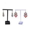 Sieraden zakjes zakken 2 stks/set stand hanger t-bar houder display ornament ornament oorbellen zwart helder wynn22