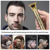 T9 Electric Hair Clippers Man Shaver Trimmer Professional Broda ładowna maszyna do krojenia dla mężczyzn 4 grzebienia 220216