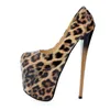 Ltarta Loepad Rund Toe Pumps Stiletto High-High 20cm Hate High 22cm أحذية كبيرة من النساء 43 MJL-6678-A1 210310