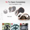 5-8 People Fully Automatic Camping Tent Windproof Waterproof Pop-up Family Outdoor Instant Setup 4 Season 220223