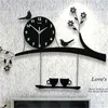 Digital Wall Clocks Modern Design Kitchen Large Clock Wall Watch Living Room Decoration Farmhouse Large Clock With Stickers 372 R2