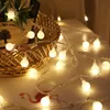 Ball LED Light Merry Christmas Tree Decoration for Home 2020 Ornament Navidad Xmas Gift Happy New Year 2021 Kerst Y0720