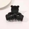 Kore buzlu papyon ayı pençe plastik saç kelepçeleri kadın uzunluğu 6 cm scrunchies at kuyruğu saç tokaları kadın hayvan banyo headdress saç tokası takı aksesuarları 4 renk