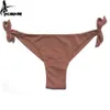 Eonar Bikini Mulher Sólida Swimsuit Brazilian Cut Bottom Set Push Up Swimwear Femme Ternos Banheira Sport Sport Beach Wear 210629