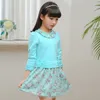 Kids Autumn Dress Long Sleeve Winter Girl Princess Dresses Children Dresses For Girls 2 3 4 5 6 7 8 9 10 11 12 Years Old 210317