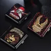 New Style Colorful Multi Pattern Portable Dry Herb Tobacco Cigarette Smoking Filter Holder Lighter Stash Case Protection Box High Quality