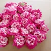 50 PCS Décoration De Mariage Fleurs Artificielles Tête 10 cm Pour DIY Guirlande Cadeau Boîte Floral soie Party Design Fleurs Y200104