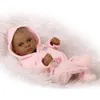 Plein Body Silicone Reborn Baby Dolls Reborn Bébé Poupées Faire la main Reborn 11 pouces Real Nouveau-né Baby Girl Silicone Doll Realistique Fy9393