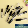 10 stücke 1 ml/2 ml/3 ml/10 ml Mascara Leere Flasche Klar Rohr Wimpern creme Fläschchen Flüssigkeit Abgabe Probe Kosmetische Behälter Schwarze Kappe