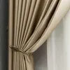 Avrupa Altın İpek Karartma Perdeleri Oturma Odası Için Lüks Katı Kalın Perde Pencere Arıtma Yatak Odası Mutfak Panjur 210712