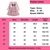 VIKITA Automne Filles Robe Papillon Paillettes Enfants Robes À Manches Longues Bébé Filles Princesse Robe Vêtements De Fête Robes D'anniversaire 211027