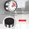 Timers x7xd roestvrijstalen visuele timer Mechanische keuken 60 minuten alarm koken met luide magnetische klok