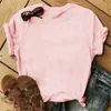 女性のTシャツの夏のファッションの美しさの印刷カジュアルストリート服原宿グラフィックTシャツ女性トップス半袖Tシャツ