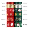 عطلة عيد الميلاد grosgrain الشريط مجموعة ل xmas هدية مربع حزمة التفاف الشعر القوس كليب الملحقات صنع صياغة diy كرافت 12 * 3YD